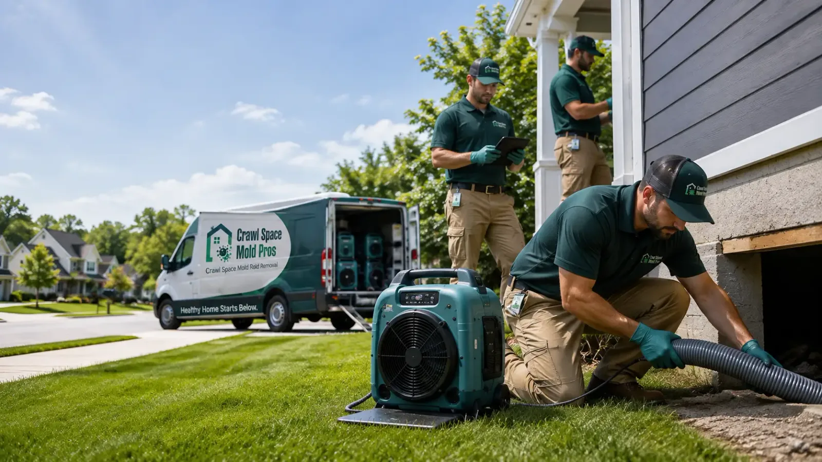Crawl Space Mold Removal in Bushnell, IL